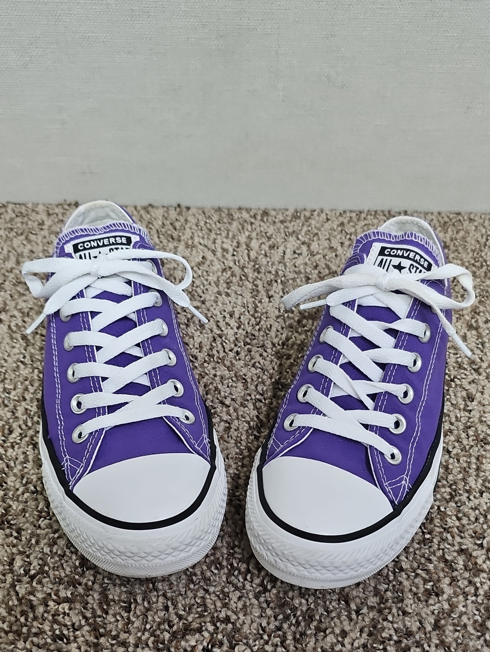 CONVERSE CTAS LOW ELECTRIC PURPLE SNEAKERS BFPM-08-186